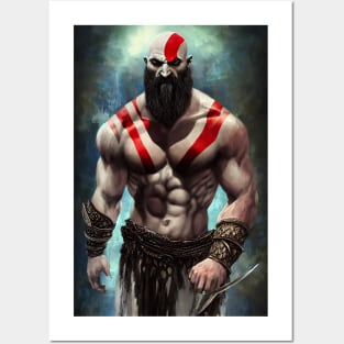 SPARTAN GOW KRATOS Posters and Art